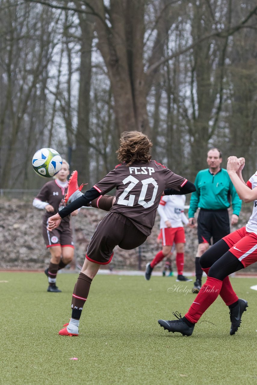 Bild 190 - B-Juniorinnen Walddoerfer - St.Pauli : Ergebnis: 4:1